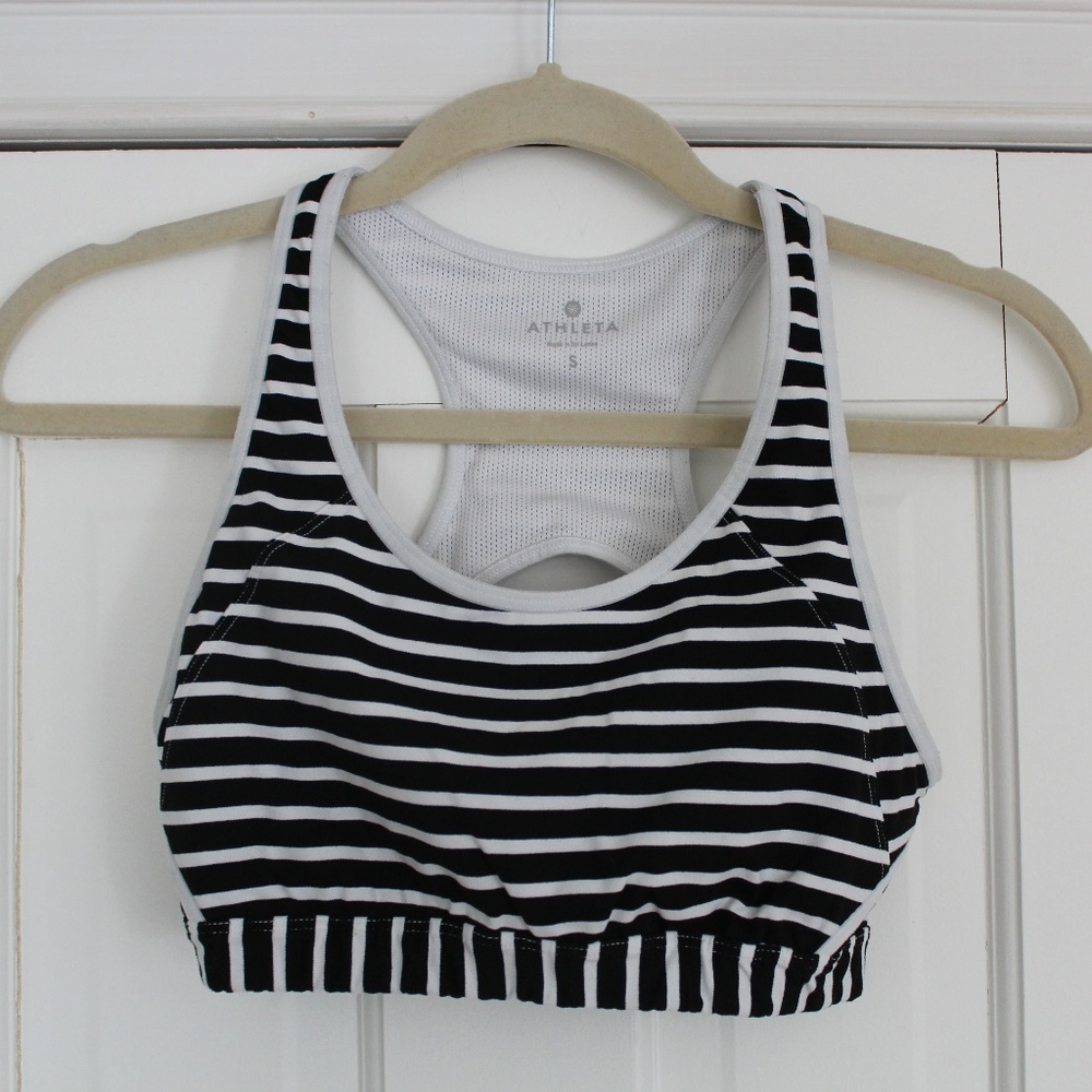Athleta Hyper Stripe Double Dare Bra